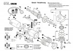 Bosch 0 601 375 0A3 Gws 6-115 Angle Grinder 230 V / Eu Spare Parts